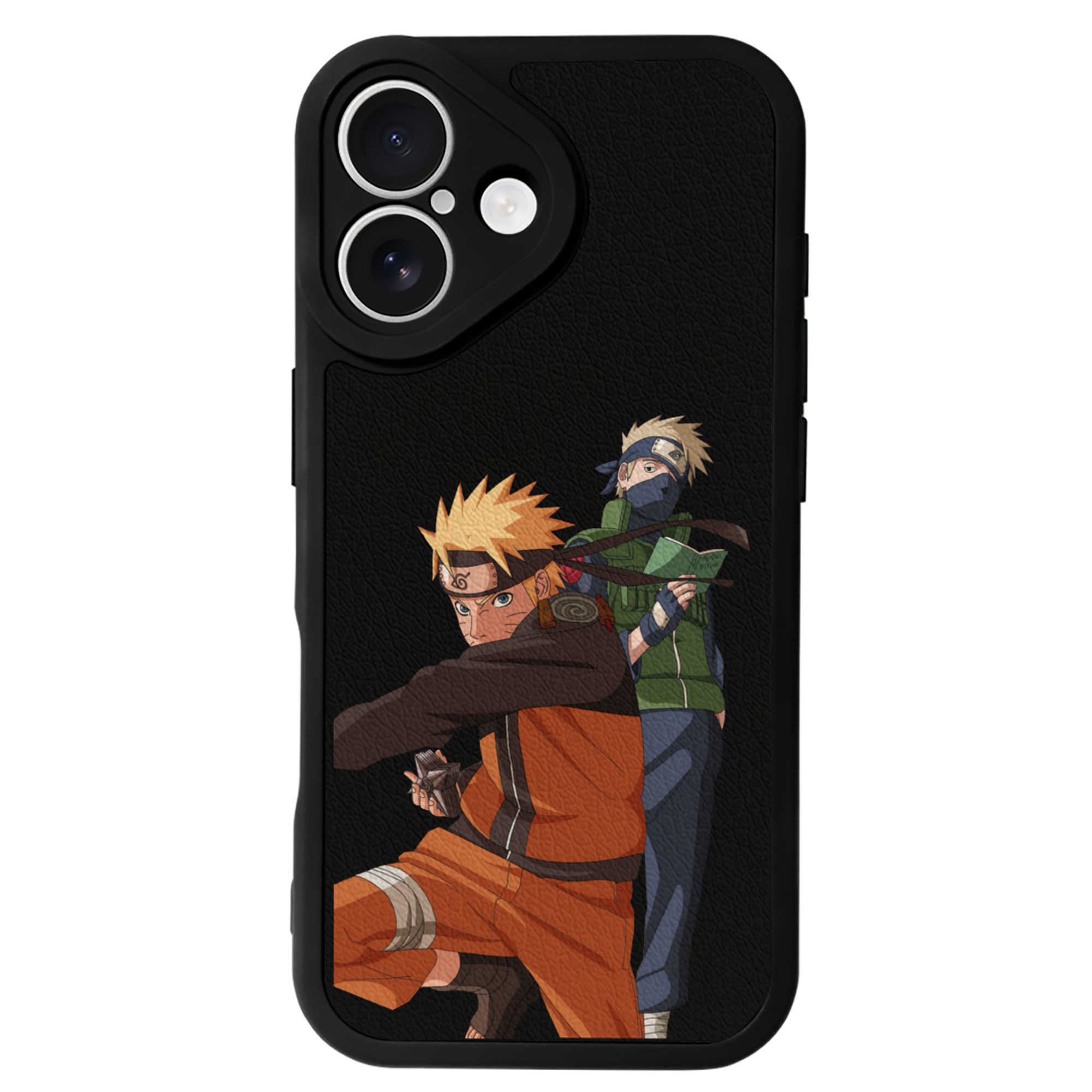 （画像用） NARUTO -ナルト- うずまき ナルト Uzumaki Naruto 【iPhone 16シリーズ対応】シリコンスマホケース（レザー調） 材質：シリコン
